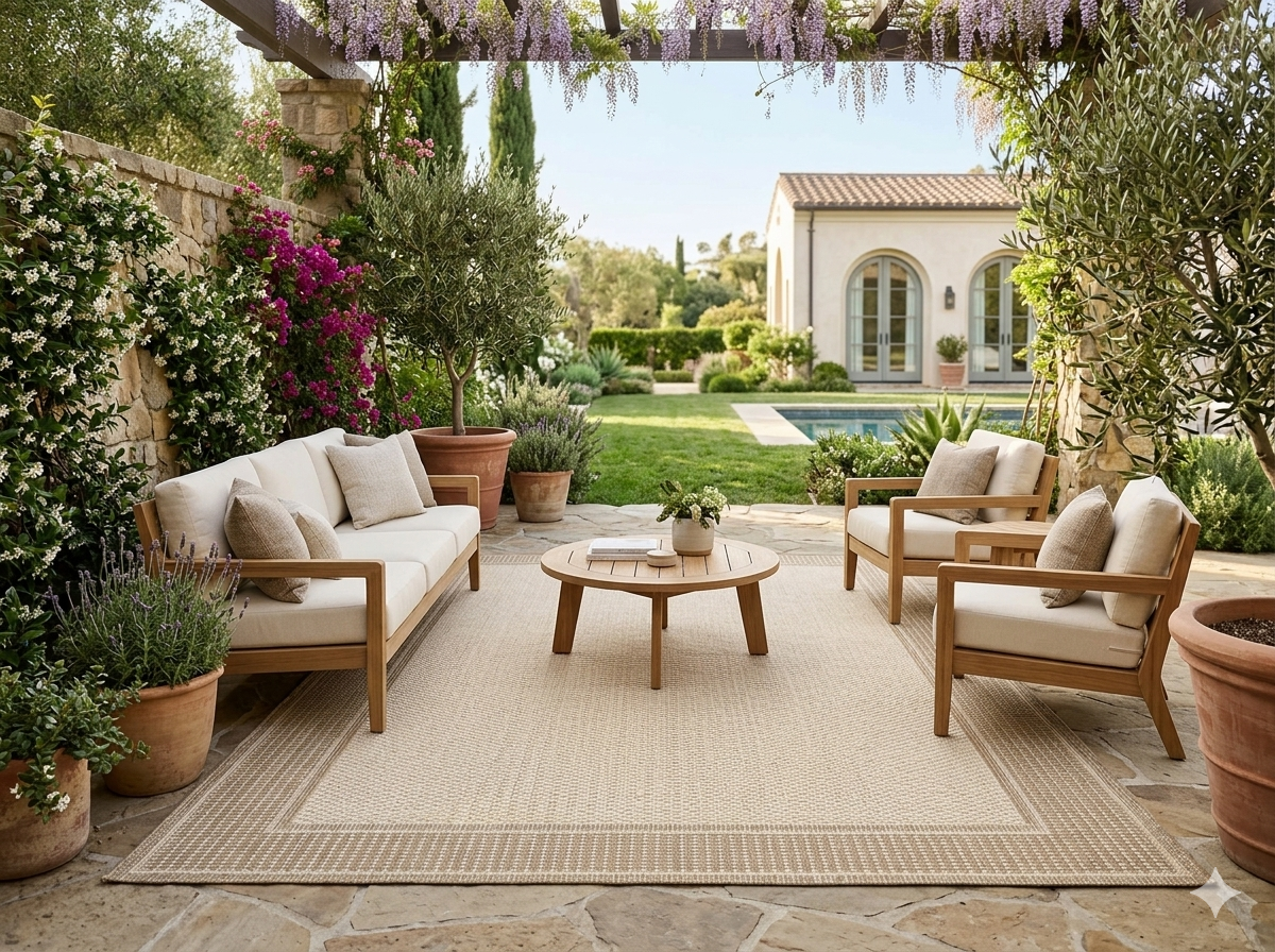 DAWN JUTE AREA RUGS INDOOR AND OUTDOOR COLLECTION