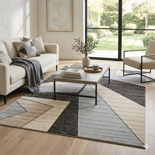 Cappadocia Stone Brown Turkish Rug  -FS034