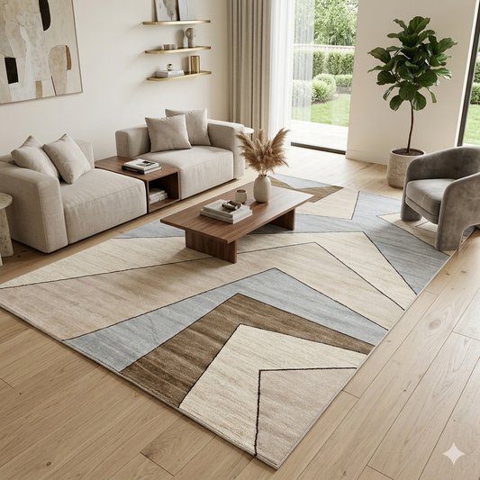 Cappadocia Stone Brown Turkish Rug  -FS034