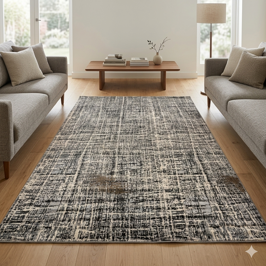 Istanbul Shadow Dark Modern Rug  -FS035