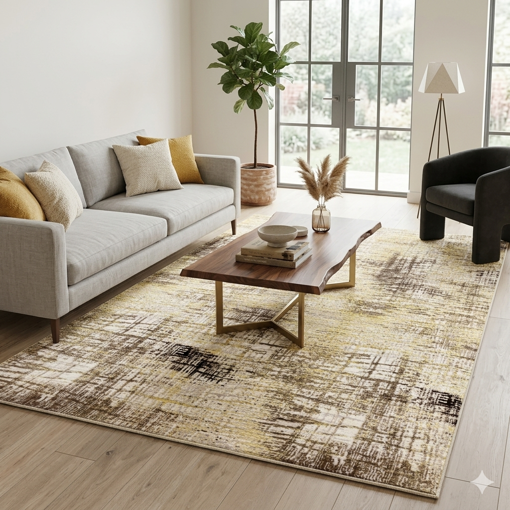 Istanbul Shadow Dark Modern Rug  -FS035