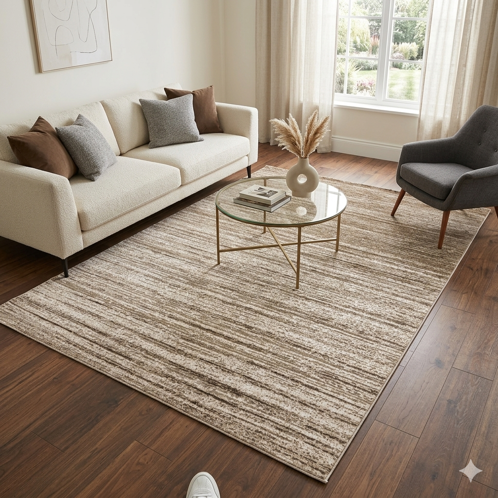 Modern Structured Area Rug  -FS037