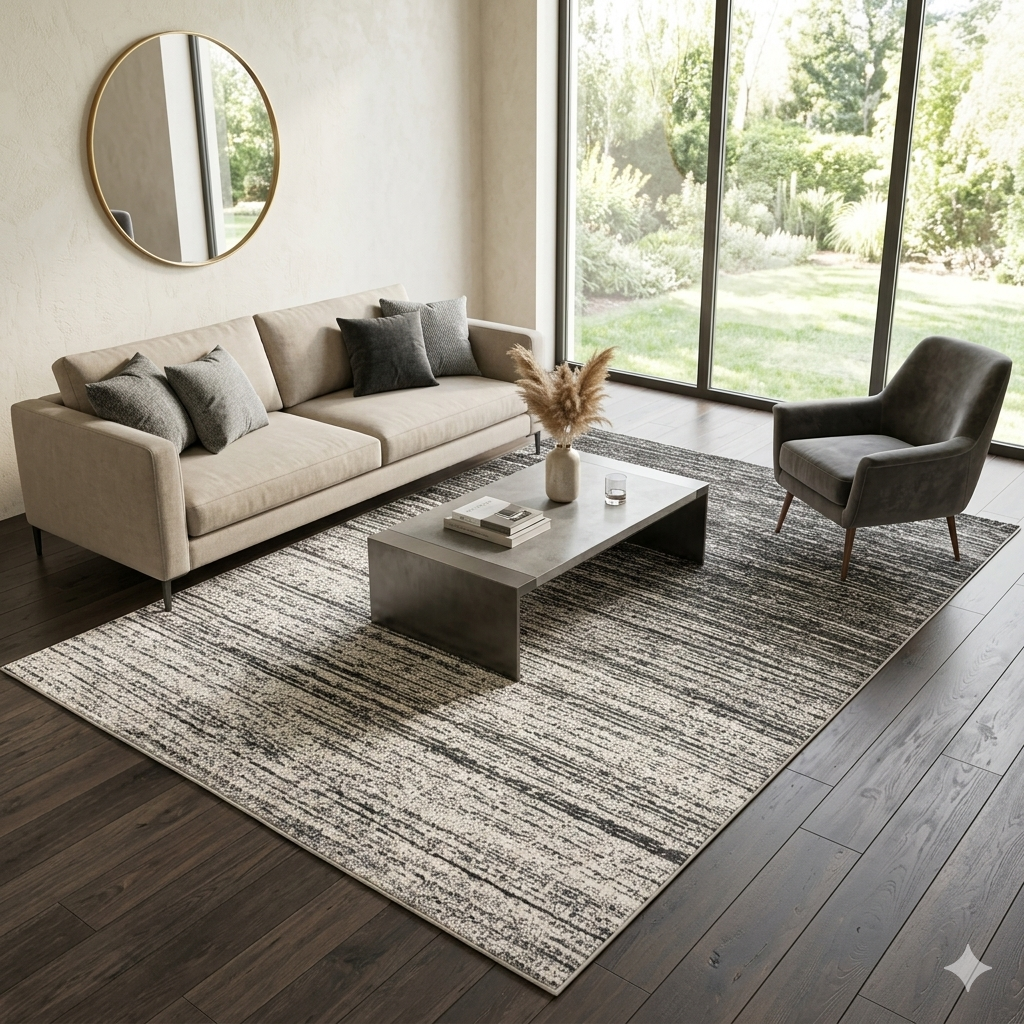 Modern Structured Area Rug  -FS037