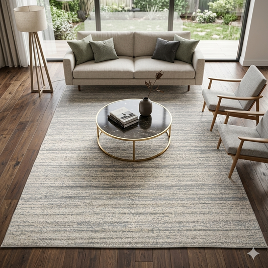 Modern Structured Area Rug  -FS037