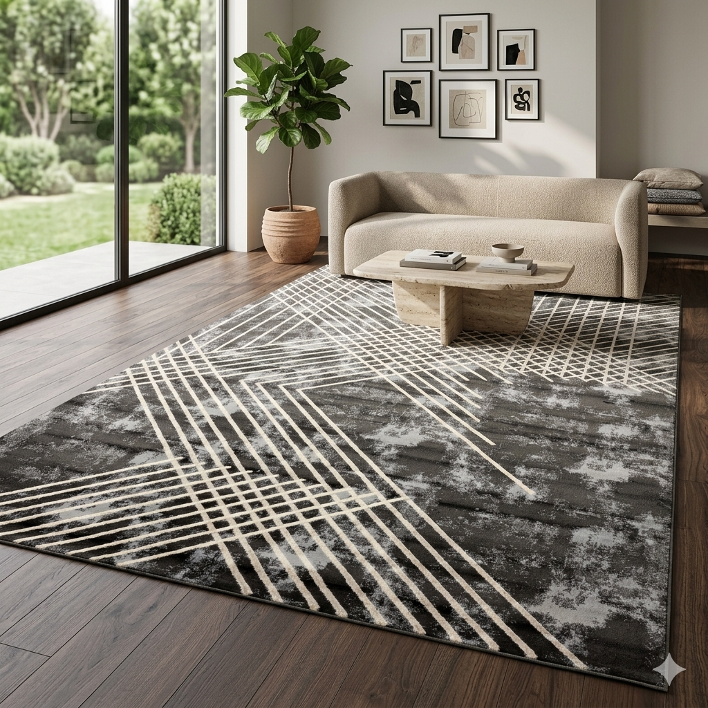 Urban Texture Collection - Turkish Modern Area Rugs