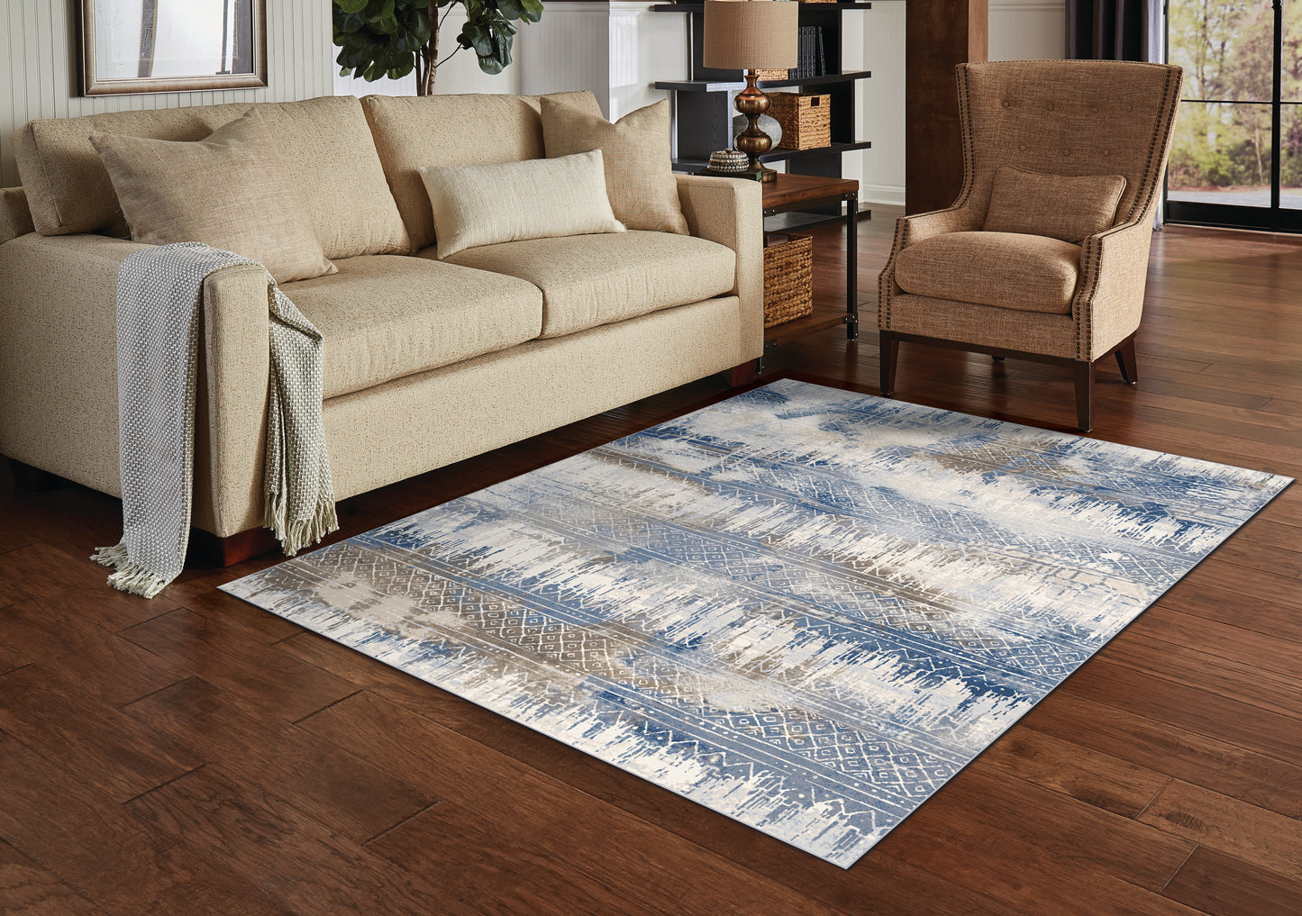 EGYPTIAN AREA RUGS COLLECTION - KENDRA MODERN AND CLASSIC